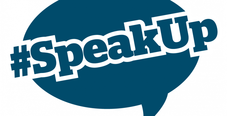 Speak up logo