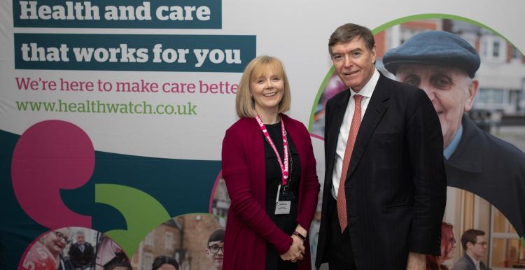 Philip Dunne and Lynn Cawley