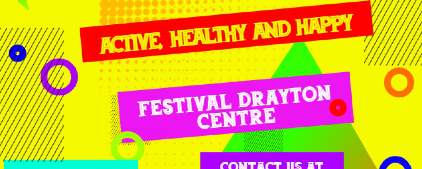 Poster giving details of Health & Wellbeing Festival