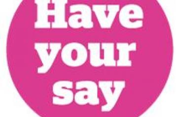 Have your say speech bubble