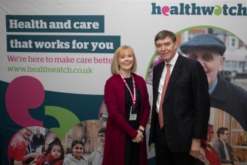 Philip Dunne and Lynn Cawley