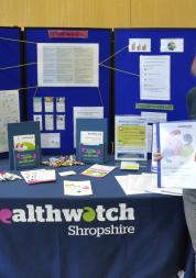 Healthwatch Shropshire Event Stand